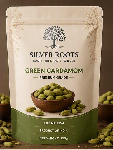 Silver Roots Green Cardamom