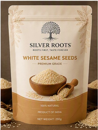 Silver Roots White Sesame Seeds